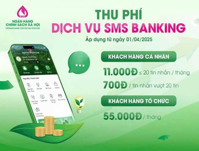 NHCSXH triển khai dịch vụ nhận thông báo biến động số dư qua SMS